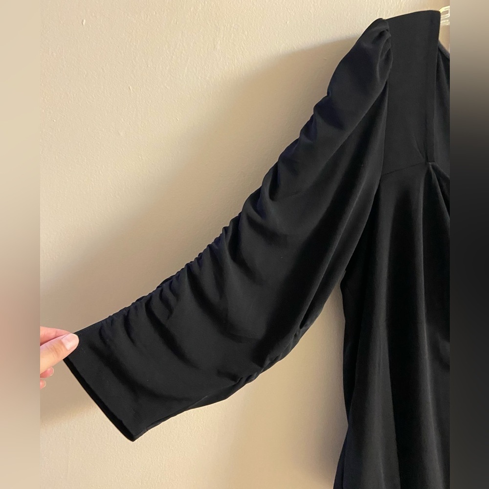 Torrid black bodysuit 3/4 sleeves stretchy 3X - Picture 4 of 6